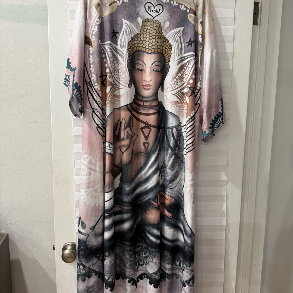 Buddha Graphic Kimono